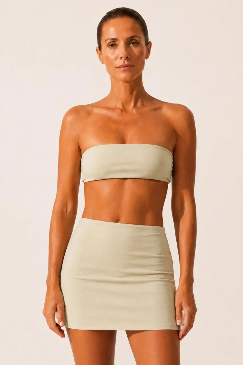 SAIA MINI CECI - PRATA LUREX
